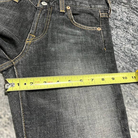 7 For All Mankind Jeans Womens 26 (29x32) Black Bootcut Low Rise Vintage Y2K - Picture 15 of 16